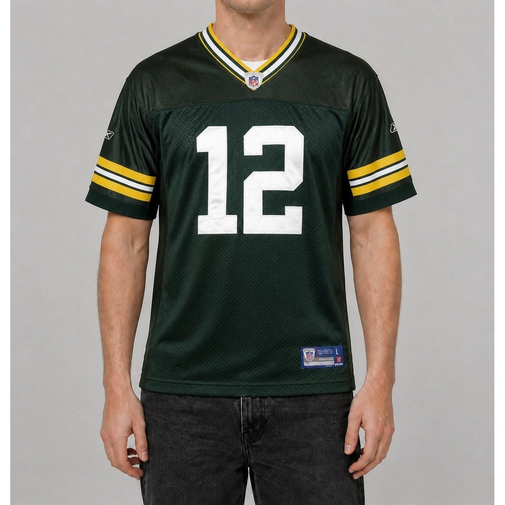 Green Bay Packers Aaron Rodgers 12 Jersey Mens Large